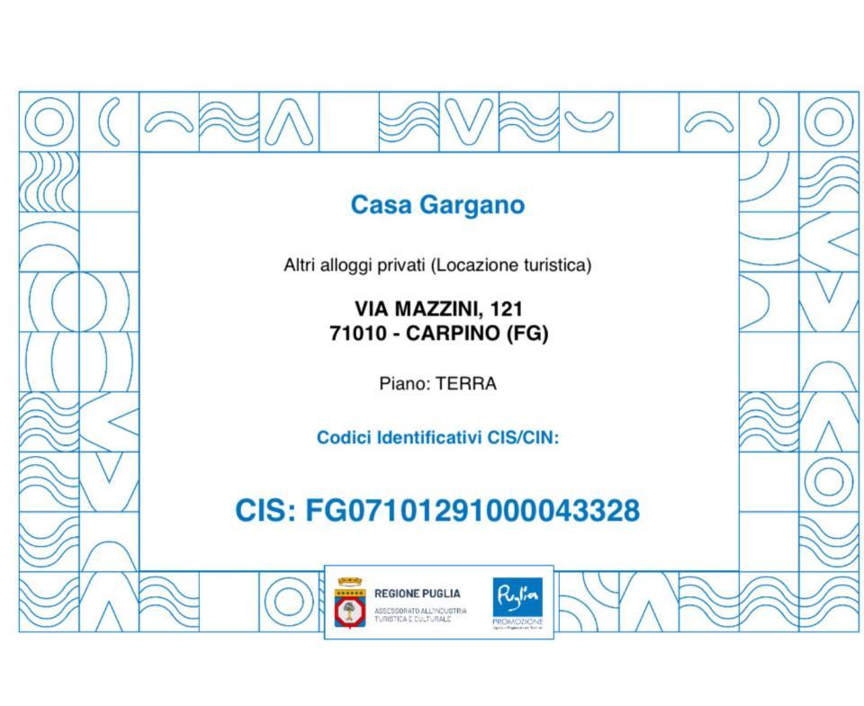 Casa Gargano Apartment Carpino Exterior photo